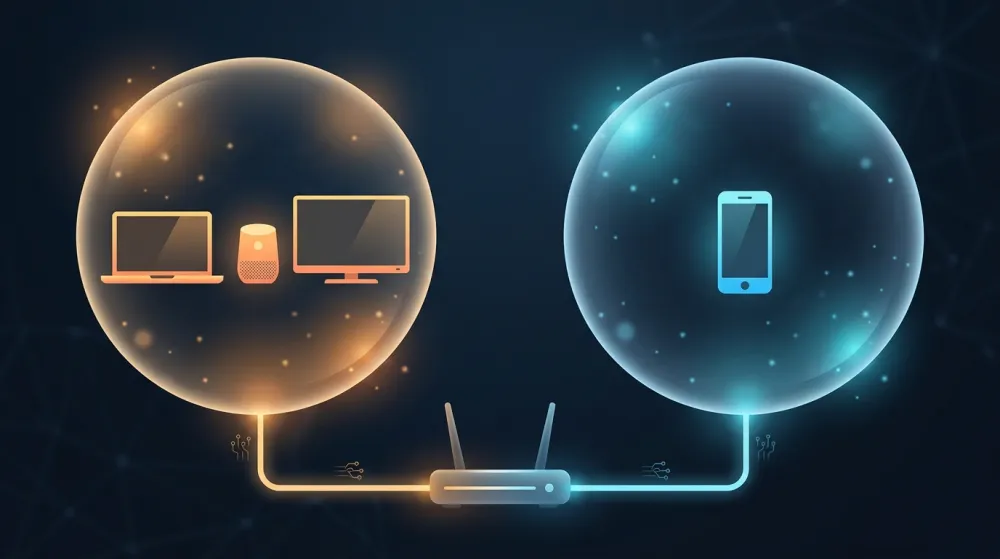 Две изолированные Wi-Fi сети — домашняя и гостевая