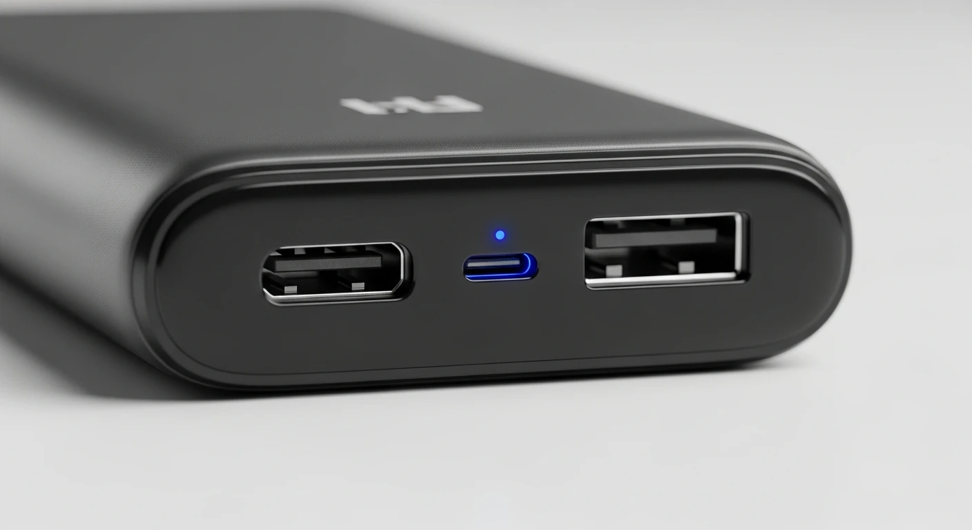 Порты повербанка — USB-C и USB-A