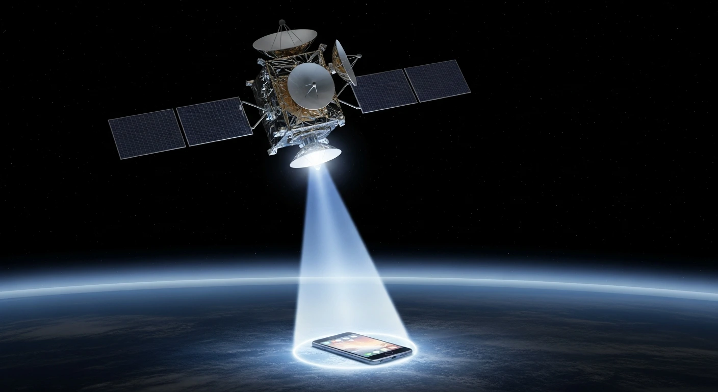 Как спутник связывается с телефоном